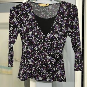 Notations dress blouse 3/4 sleeve